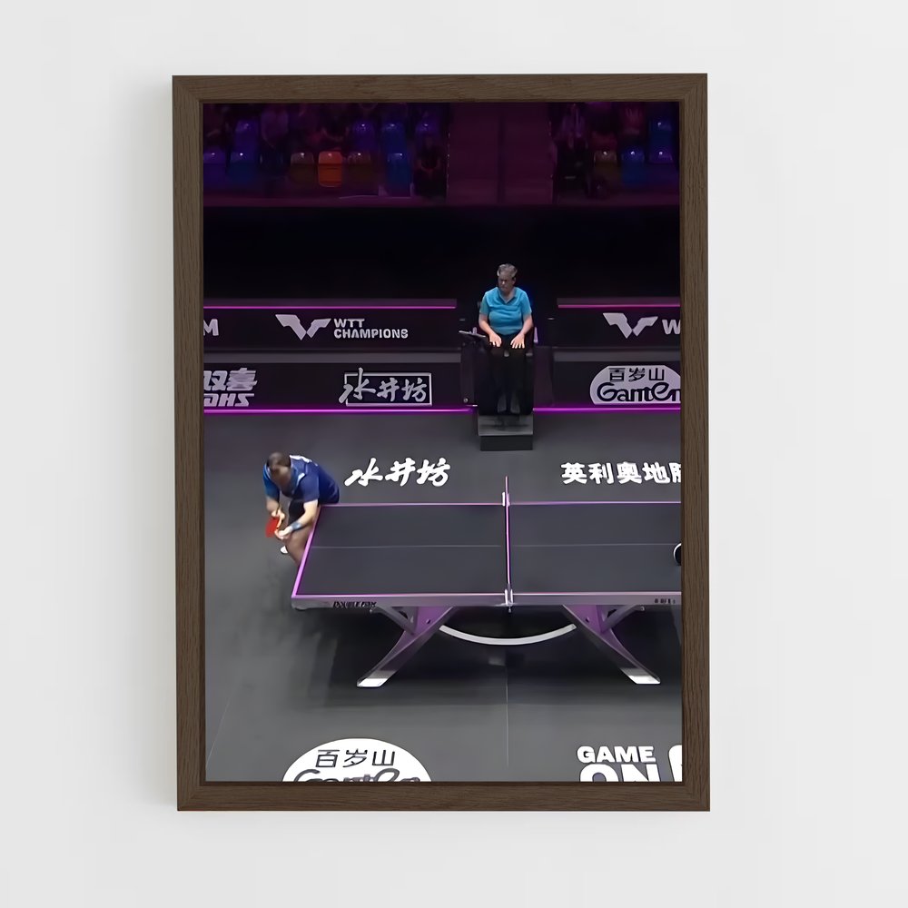Poster Duel de Ping Pong – affiche Tennis de table (vue 5)